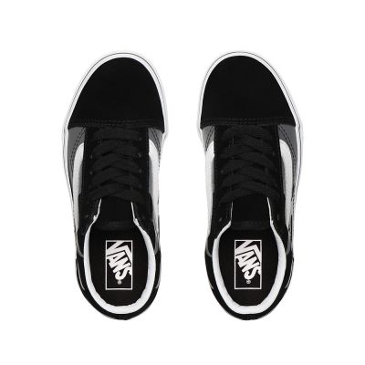 Vans Suede Flame Old Skool - Çocuk Spor Ayakkabı (Siyah)